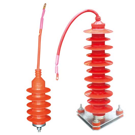 Line type with cable surge arrester